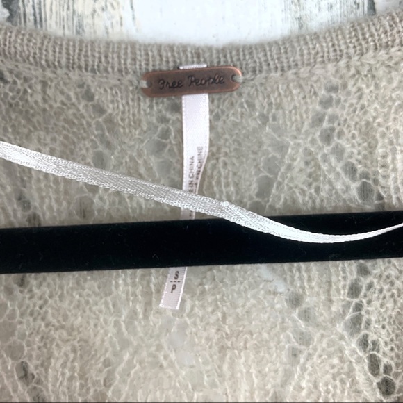 Free People 'Say Oversize Open-Knit Tunic Sweater - Picture 8 of 9